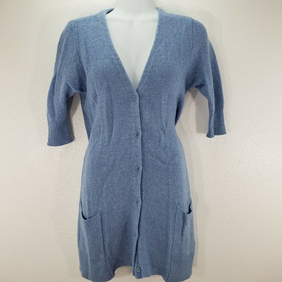 Eileen Fisher Womens Cardigan Cashmere Blend‎ Petit - Picture 7 of 8